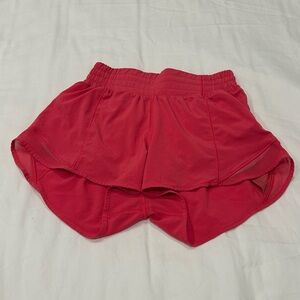 Lululemon Hotty Hot High-Rise Lined Short 2.5" - Glaze Pink